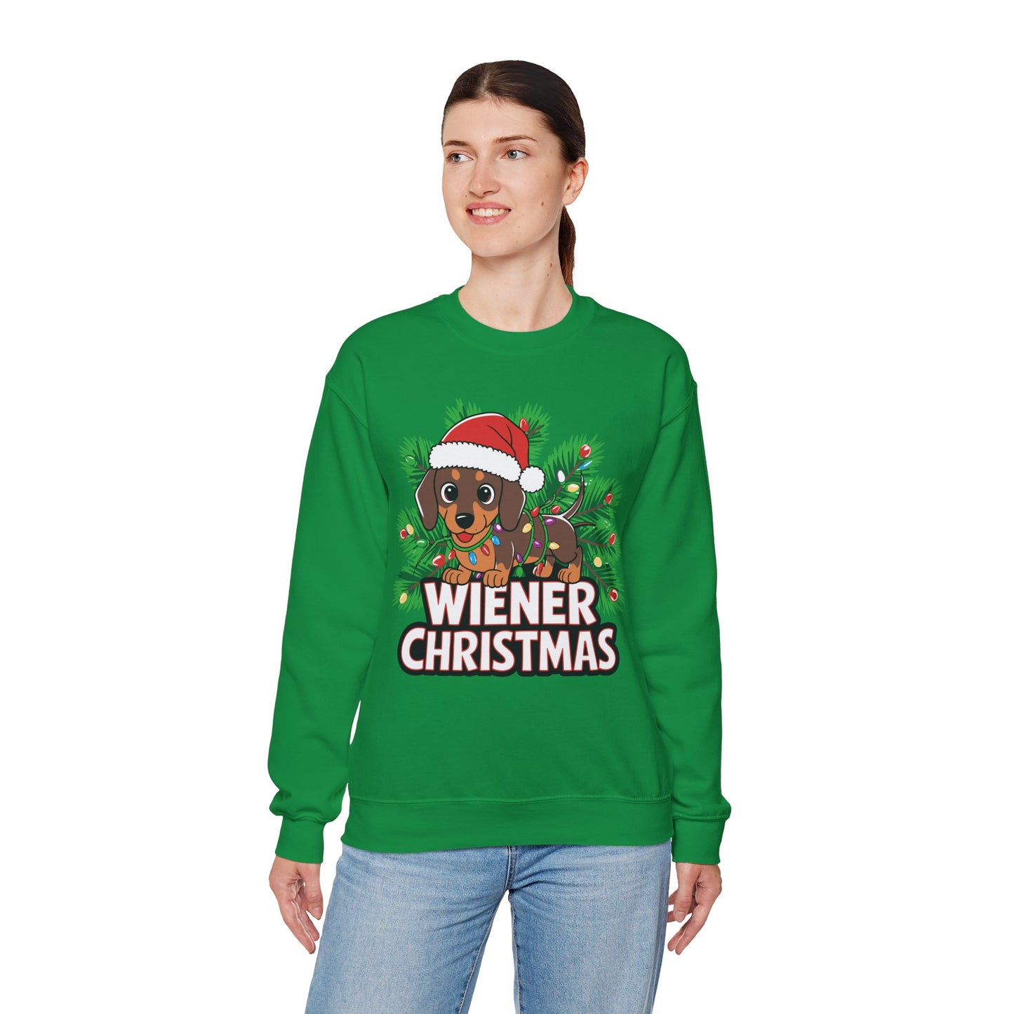 WEINER  CHRISTMAS - Unisex Heavy Blend™ Crewneck Sweatshirt