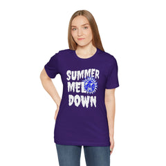 Summer Meltdown Graphic Tee — "Summer Melt Down" Sun Design