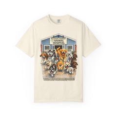 Who Let the Dogs Out? Animal Hospital Dog Pack T-Shirt