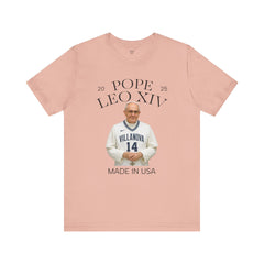Pope Leo XIV Villanova Fan Short Sleeve Tee - Made in USA