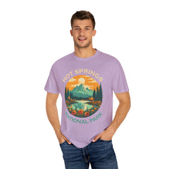 Hot Springs National Park Graphic, Comfort Colors Soft Relaxed Fit Unisex Garment-Dyed T-shirt