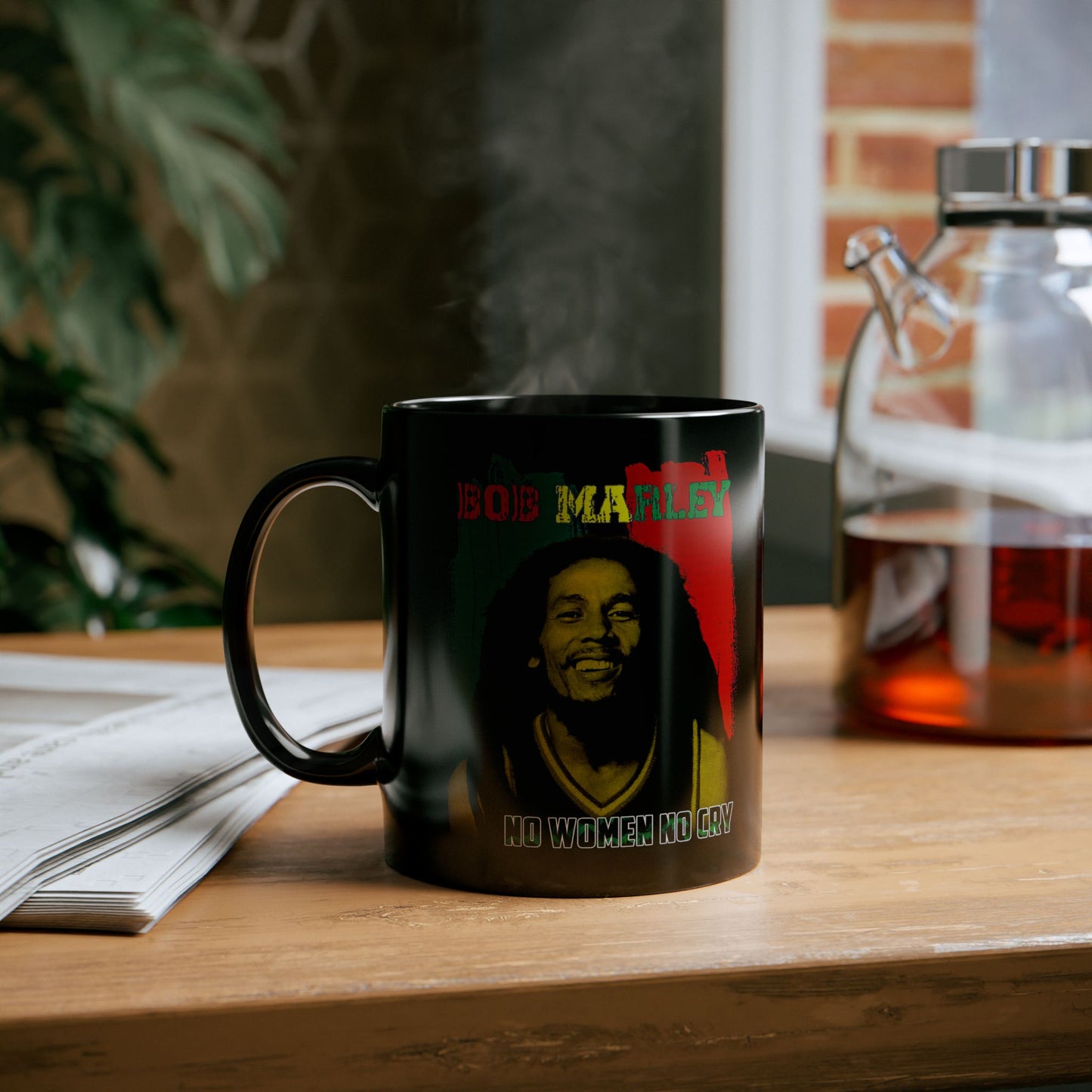 Bob Marley Graphic - Black Mug (11oz, 15oz)