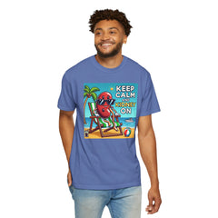 Keep Calm And Kidney On Graphic Unisex Garment-Dyed T-shirt