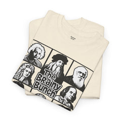 The Brainy Bunch Tee — Vintage Scientist Portraits Graphic T-Shirt