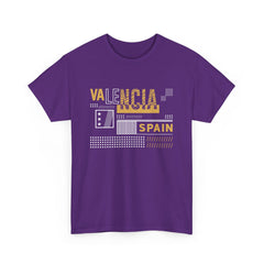 Valencia Spain Cities of The World Series Unisex Heavy Cotton Tee