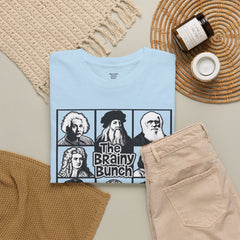 The Brainy Bunch Tee — Vintage Scientist Portraits Graphic T-Shirt