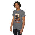 Black Cat And Pumpkin! Graphic Unisex Heavy Cotton Tee