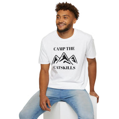 Camp The Catskillsi Unisex Softstyle T-Shirt  Catskill Mountains New York
