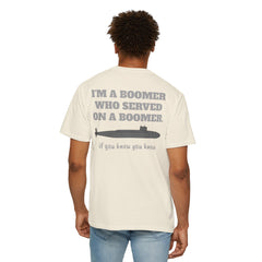 Poseidon Unisex Submarine T-Shirt – "I'm a Boomer Who Served on a Boomer"