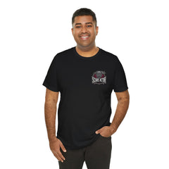 Halloween Scare Actor - Front and Back Graphic Unisex Jersey Short Sleeve Tee