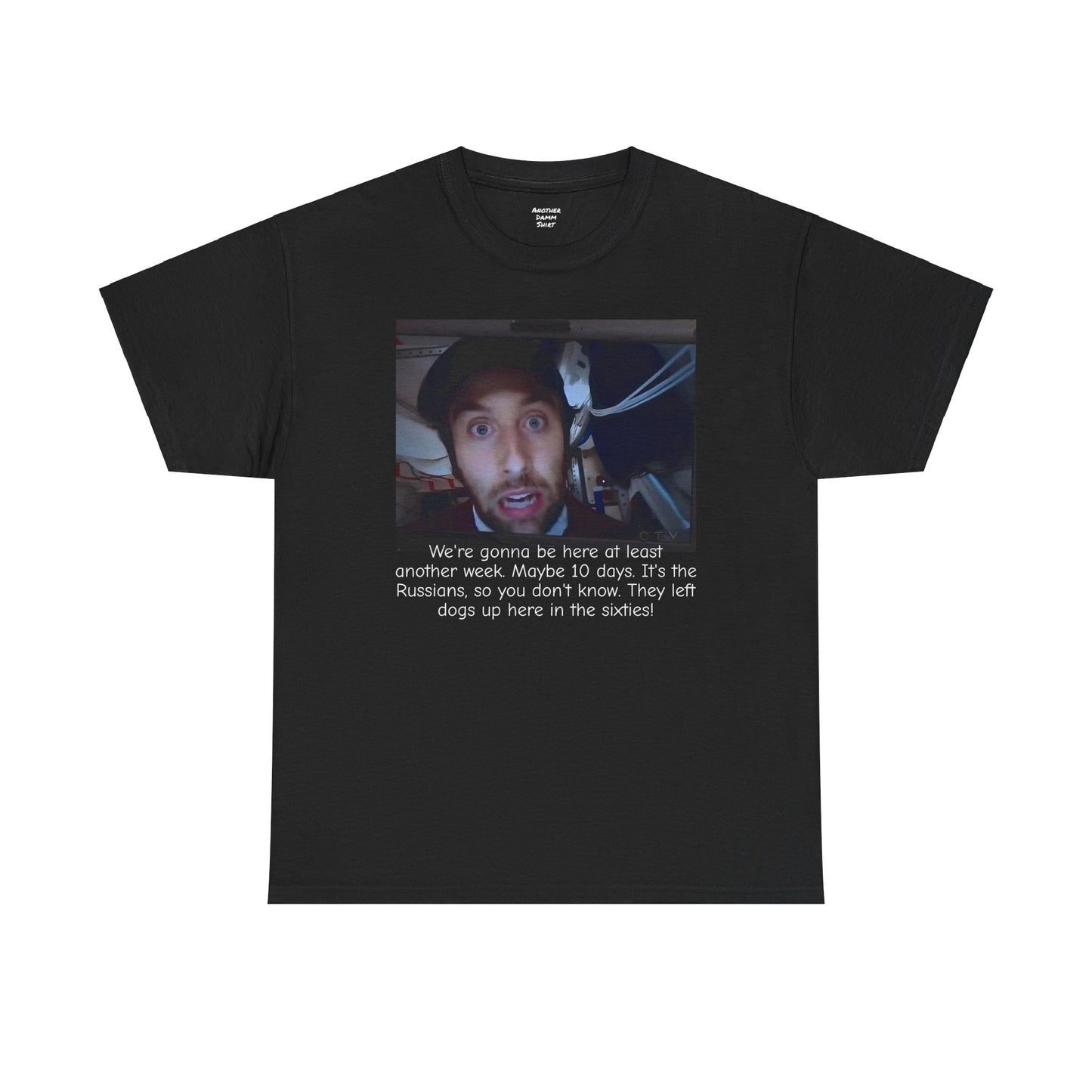 Howard Wolowitz in space! Unisex Heavy Cotton Tee / Big Bang Theory / ISS / Fruit Loops / Rocket man / Nerd culture /