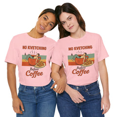 Cozy Coffee Lover Tee, No Kvetching Before Coffee Shirt, Funny Gift for Coffee Enthusiasts, Unisex Casual Apparel, Perfect for [...]