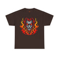 Flaming Fire Vampire - Graphic Unisex Heavy Cotton Tee