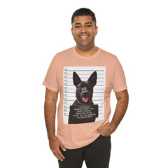 K9 Mugshot Personalized with your Dog T-Shirt