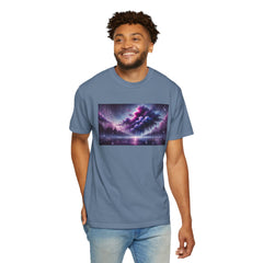 Prince Inspired Purple Rain Mural Graphic - Unisex Comfort Colors Shirt