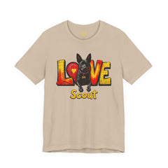 Personalized Love Your Dog T-Shirt — Designed with your dogs name and picture Graphic Tee