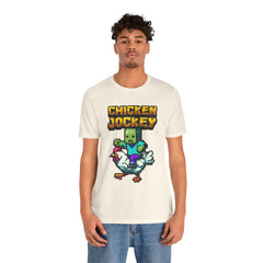 Video Game Chicken Jockey Tee - Unisex Short Sleeve T-Shirt
