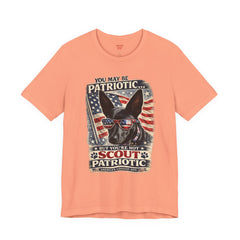 Personalized with your Dogs name and image - Patriotic Dog T-Shirt