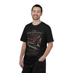 USS Sam Houston SSBN-609 Submarine T-Shirt — Forty One for Freedom Patriotic Crew Tee