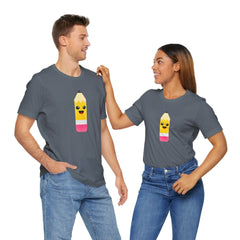 Emoji TEACHER PENCIL- Graphic Unisex Jersey Short Sleeve Tee