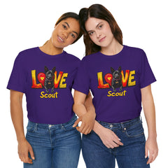Personalized Love Your Dog T-Shirt — Designed with your dogs name and picture Graphic Tee