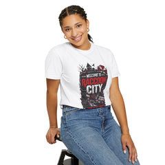 Raccoon City Graphic T-Shirt — "Welcome to Raccoon City" Horror Gamer Tee