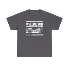 Wellington New Zealand Cities of The World Series Unisex Heavy Cotton Tee
