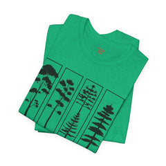 Nature-Inspired Unisex Jersey Tee, Tree Graphic T-Shirt, Eco-Friendly Fashion, Gift for Nature Lovers, Casual Wear, Outdoor Adventure