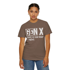 GEN X FUNNY graphic, Raised on Hose Water and Neglect, Retro Comfort Colors 1717, unisex garment-dyed t-shirt, gift for him, gift for her, Birthday gift tee, Vintage Style graphic tee, Fathers Day Shirt