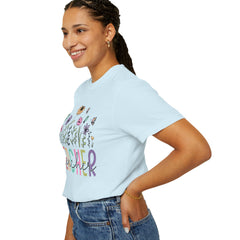 Floral Teacher Appreciation T-Shirt - Comfort Colors Soft