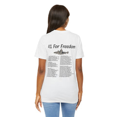 41 For Freedom FBM Fleet Ballistic Missile Submarine Unisex Jersey Short Sleeve Tee