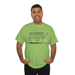 Nuclear Submarine Propulsion Explained Tee, Science Shirt, Geeky Gift, Educational Apparel, STEM Fashion, Nerdy T-Shirt