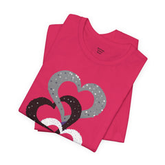 Triple Heart Design Tee