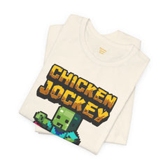 Video Game Chicken Jockey Tee - Unisex Short Sleeve T-Shirt