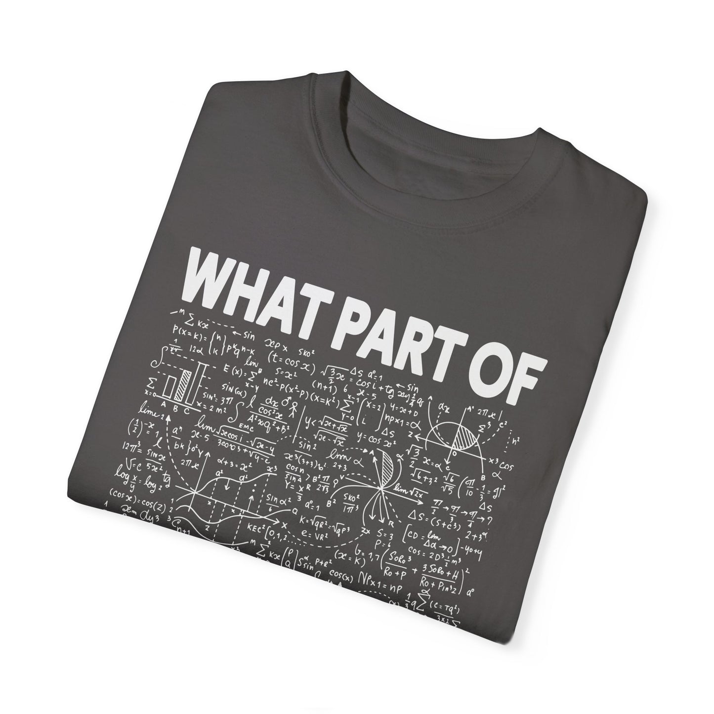 What Part of Calculus Don't You Understand, Comfort Colors Unisex Garment-Dyed T-shirt