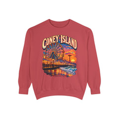 Brooklyn's Coney Island Sunset Sweatshirt - Comfort Colors Soft
