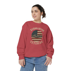 Vintage Submarine Veteran Sweatshirt, Unisex Crewneck, Comfortable Casual Wear, Perfect Gift for Veterans, Military Appreciation