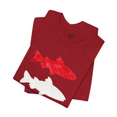 Patriotic Trout T-Shirt — Red White & Blue Fish Tee