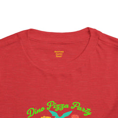 Dino Pizza Party Toddler Tee - Fun Dinosaur Graphic T-Shirt for Kids