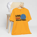 Live Love Volleyball T Shirt,gift for her,gift for him,volleyball gift,sports tee,team shirt,player gift,coach gift,Love Volleyball,Spike it