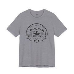 The Hideout Lake Ariel Tee — Vintage Lakeside Cabin T-Shirt