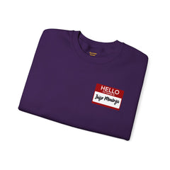 Princess Bride Funny Unisex Crewneck Sweatshirt,My Name Is Inigo Montoya,Hello sticker,gift for him,gift for her,funny Hello quote sticker