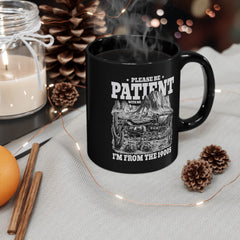 Please Be Patient With Me Im From The 1900s, Graphic Black Mug (11oz, 15oz)