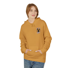 Breakfast Club Hoodie — Cute Black Dog, Bacon & Egg Graphic Pullover