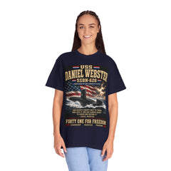 USS Daniel Webster SSBN-626 Submarine T-Shirt — Forty One for Freedom Military Tribute Tee
