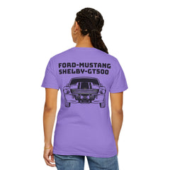 Ford Mustang Shelby GT500 Unisex T-Shirt - Classic Car Enthusiast Comfort Colors Garment Dyed Tee
