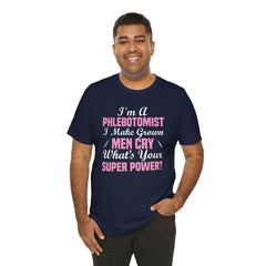 Phlebotomist Humor Tee, Funny Medical Shirt, Nurse Gift, Blood Tech Wear, Cute Phlebotomy Humor, Healthcare Apparel
