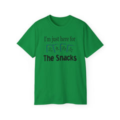 I'm Just Here For the Snacks Mahjong Tiles Unisex Ultra Cotton Tee / See our matching Coffee Mugs