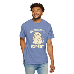 Cattywampus Expert T-Shirt | Funny Cat Tee, Gift for Cat Lovers, Cute Pet Shirt, Casual Wear, Unisex Apparel