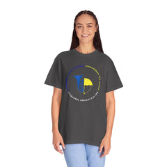 Blue French Horn & Yellow Umbrella T-Shirt — HIMYM Fan Tee